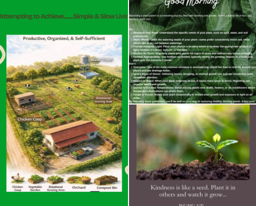 Homesteading/Farming wants and desires..... cover photo collage