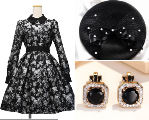 How I’d Style This Black Floral Dress cover photo collage