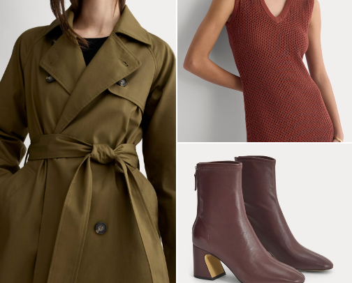 The Everlane Fall Capsule Wardrobe cover photo collage