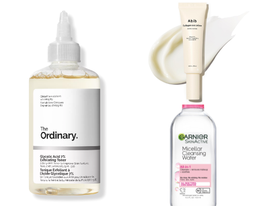 Glow-Up Skincare Essentials 🧴 cover photo collage