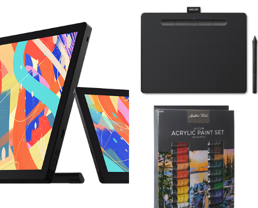 Art poducts cover photo collage