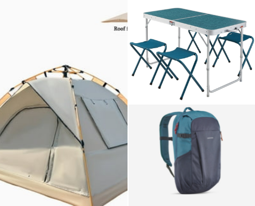 Camping Essentials cover photo collage