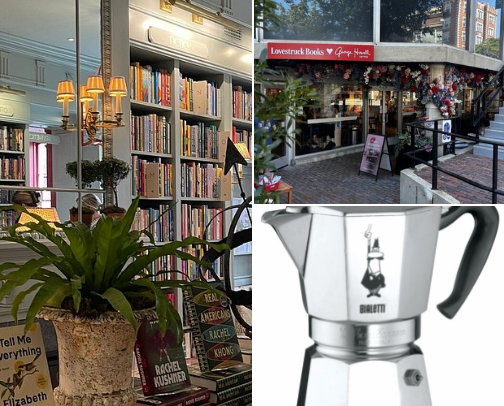 All things book related and the perfect cup! cover photo collage