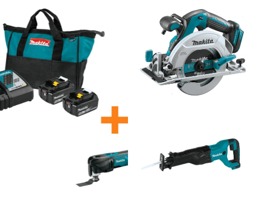 Start Here For Building a Cordless Tool Set cover photo collage