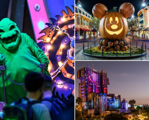 Disneyland halloween time 🎃✨️ cover photo collage