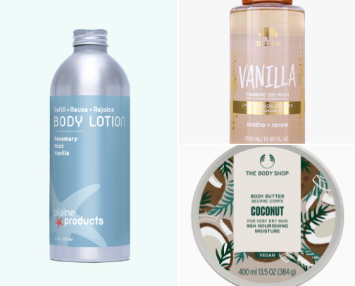 Body Care, Skincare, and Beauty Products I Love Pairing Together To Smell Like A Vanilla Cookie cover photo collage