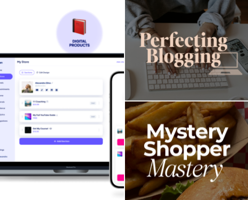 Side Hustles That Fit Real Life cover photo collage