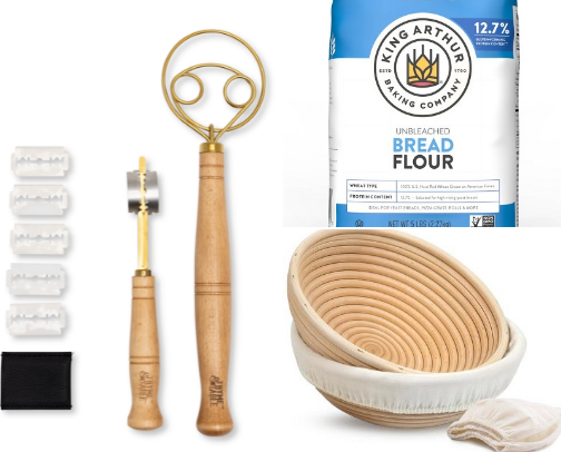 essentials for your sourdough era cover photo collage
