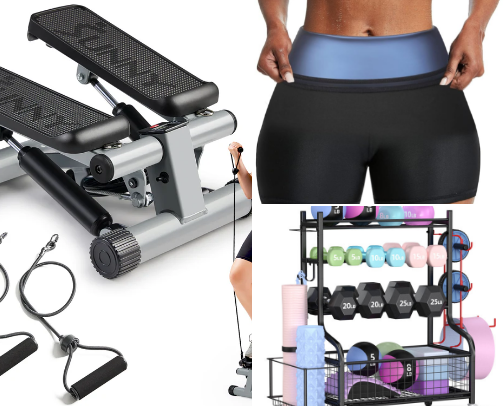 Best home workout essentials- Gear up & Glow-Up cover photo collage