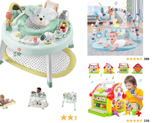 Educational Toys for Babies cover photo collage