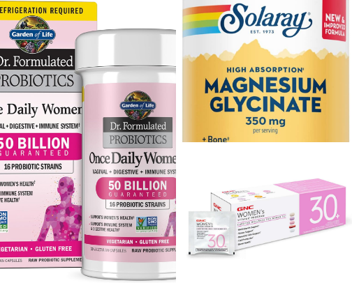 Vitamins For 30’s Girlies cover photo collage