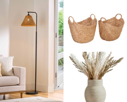 cozy home essentials cover photo collage