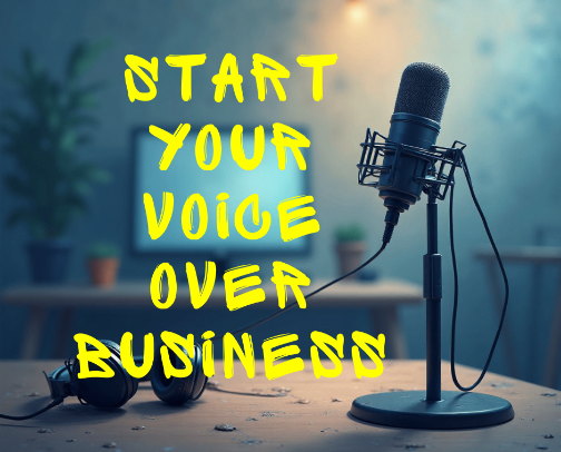 Start Your VoiceOver Business cover photo collage