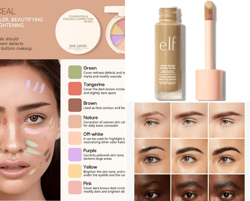 Affordable Favorites Makeup edition cover photo collage
