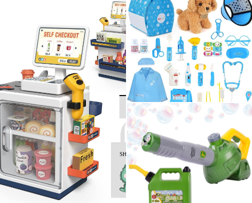 Toddler Pretend Play cover photo collage