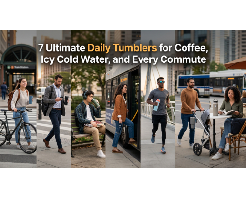7 Ultimate Daily Tumblers for Coffee, Icy Cold Water, and Every Commute cover photo collage