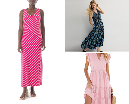 Summer dresses cover photo collage