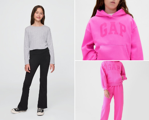 Girls athletic wear cover photo collage