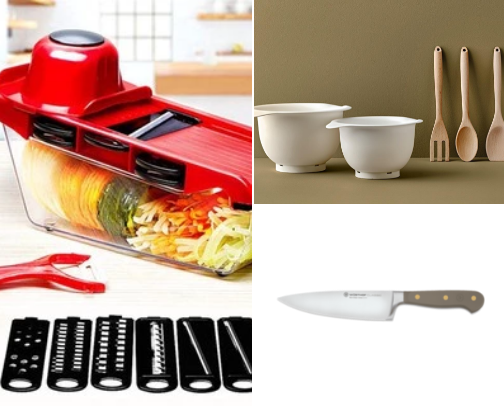 Kitchen Utensils and Equipment cover photo collage