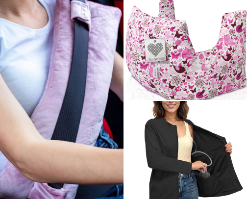 Items you will need if you are going through Breast Cancer and double Mastectomy cover photo collage