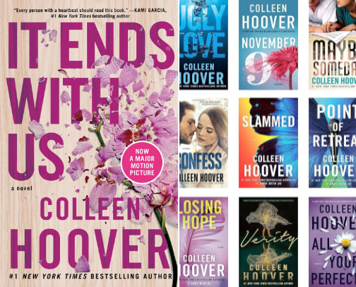 List of Book by Colleen Hoover cover photo collage