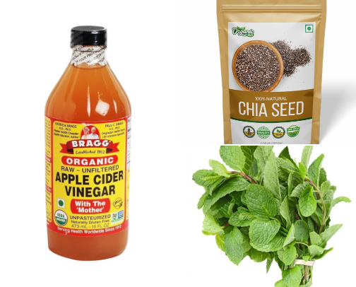 🌿 Glow & Slim with Basil Seed Drinks cover photo collage