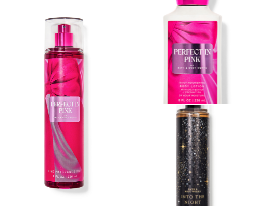 Scents and lotions cover photo collage
