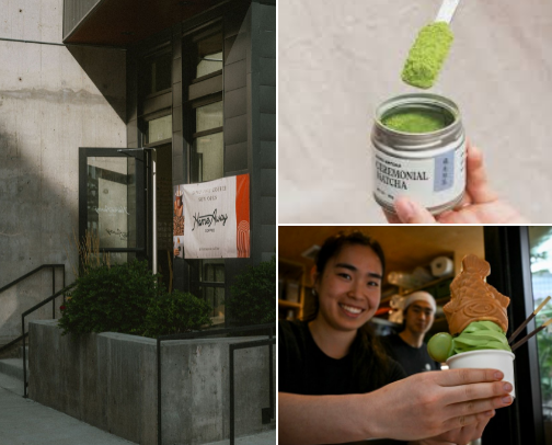 the matcha map 🍵 cover photo collage