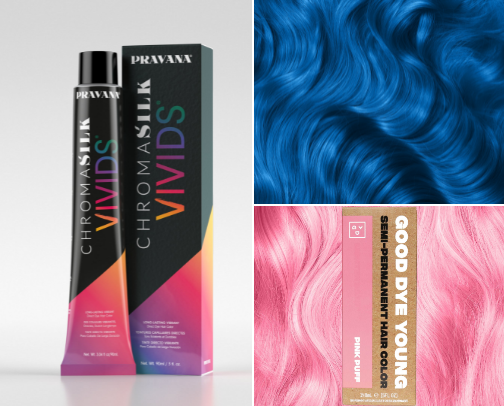 My guide to a decade plus of colorful hair cover photo collage