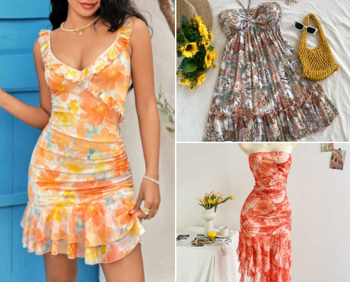 SHEIN SUNDRESSES/MINIDRESSES FOR THIS SUMMER cover photo collage