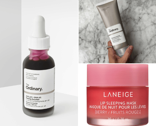Skin care + Hair care cover photo collage