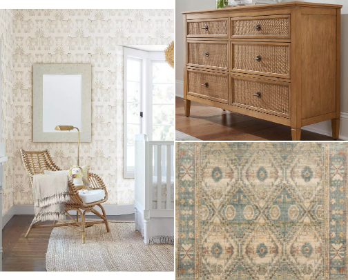 Elevated Boys Nursery (Elephant Theme) cover photo collage