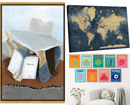 Travel Home Decor cover photo collage