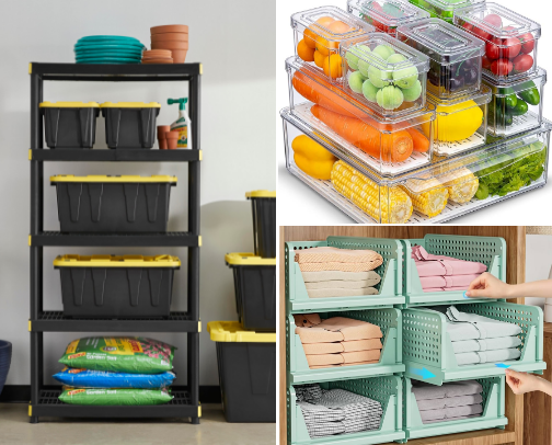 Organize your home - less clutter - less chaos cover photo collage