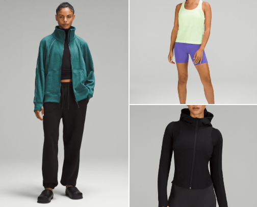 Lululemon cover photo collage