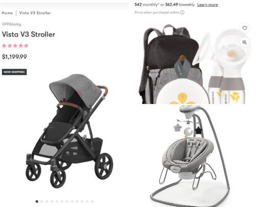 Things for new mama's cover photo collage