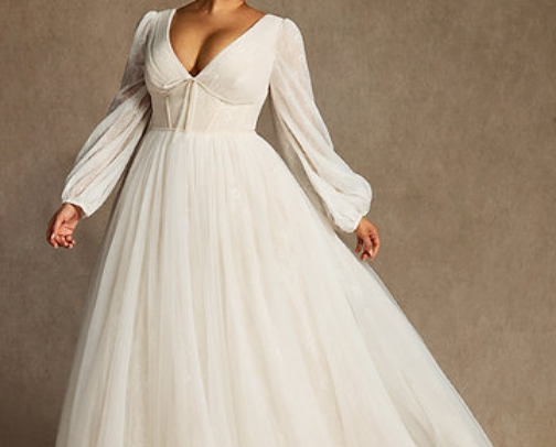 Plus size wedding dresses cover photo collage