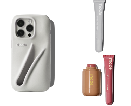 The women's favorite go-to! RHODE by Hailey Bieber cover photo collage