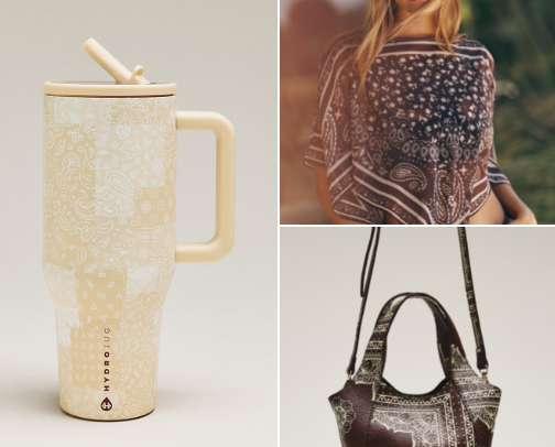 The Trend Edit: Bandana Print cover photo collage