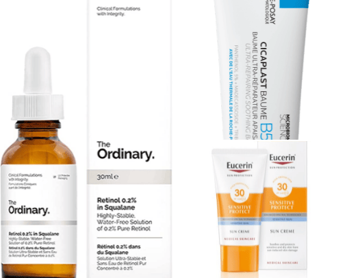 Skin care cover photo collage
