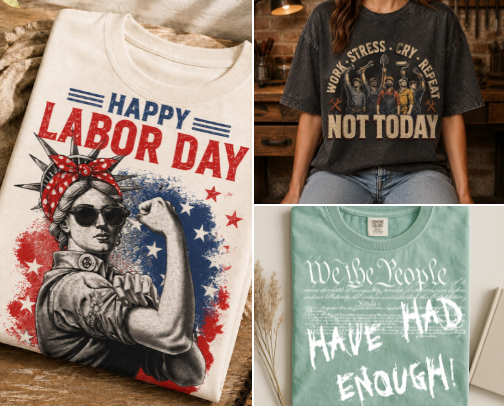 Festive T-Shirt Finds cover photo collage