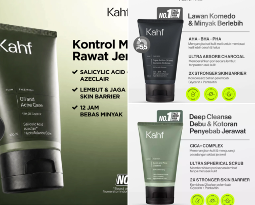 Kahf Grooming Essentials for Men cover photo collage
