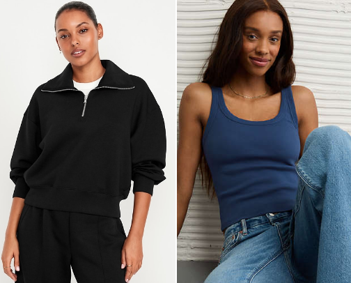Clothing cover photo collage