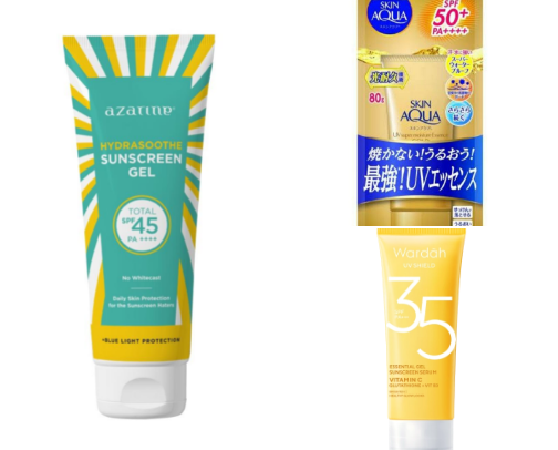 5 Suncreen yang Gak Bikin Jerawat makin minyakan - Final Battle Oily Skin cover photo collage