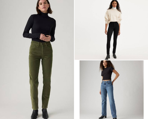 From 501 to Wedgie: Your Complete Levi’s Guide cover photo collage