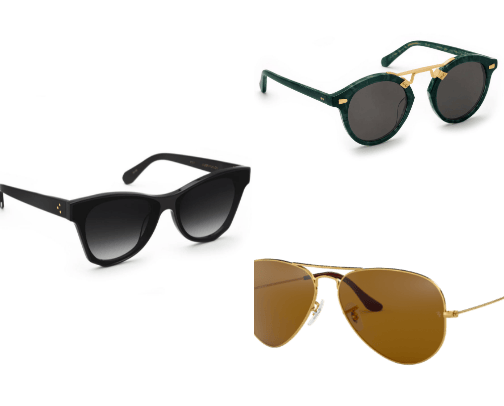 Sunglasses for the whole family cover photo collage