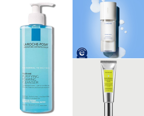 skincare cover photo collage