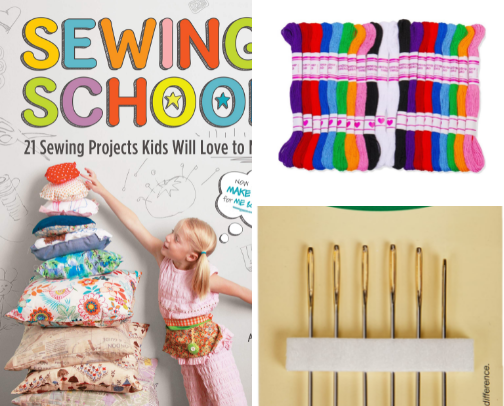 Sewing With Kids cover photo collage