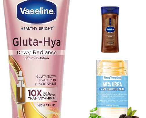 My Go-To Skincare for Soft, Clear, Glowing Skin 💖 cover photo collage