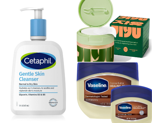 Skincare items that need to be in your life !! cover photo collage